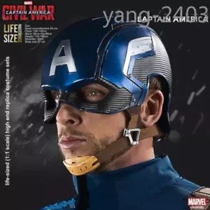 Casco Capitán América 1:1 Máscara Usable Mercancía de Película Tocado de Los Vengadores - Imagen 1 de 8