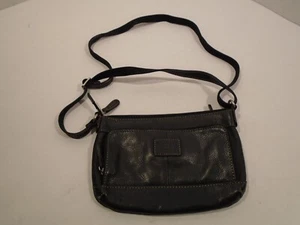 Fossil Brown Genuine Pebbled Leather Purse front Wallet/Card Zip Multi storage - Picture 1 of 5