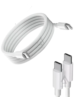 Super Fast Charger Cable USB C Apple iPhone 15 Plus Pro Max Type C to Type C 2M - Image 1 of 4