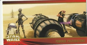 Topps Widevision Star Wars Episodio 1 Podrace Preperations Serie Uno #38 quasi nuovo - Foto 1 di 2