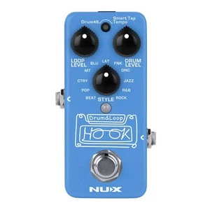 NUX NDL3 Hook Mini Drum & Loop Guitar Effects Pedal - Picture 1 of 7