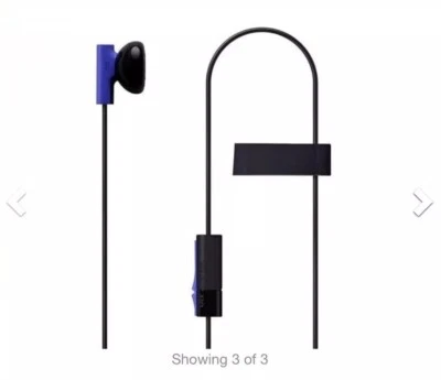 3 Sony Playstation 4 PS4 Headset Earbud Microphone Earpiece Clip Original OEM - Image 1 of 4