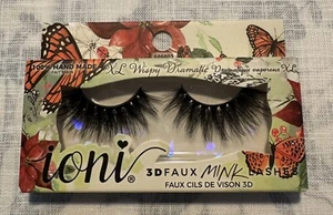 IONI 3D FAUX MINK LASHES XL WISPY DRAMATIC 100% Handmade NEW - Picture 1 of 3
