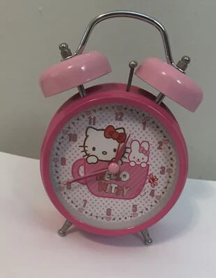 Hello Kitty Alarm Clock Sanrio Pink Alarm Clock 2010 - Image 1 of 4