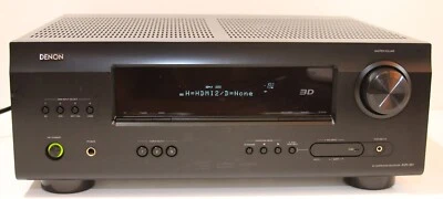 DENON AV Receiver AVR-391 HDMI 5.1 Surround Amp 3D Stereo Home Theater - Tested! - Image 1 of 4