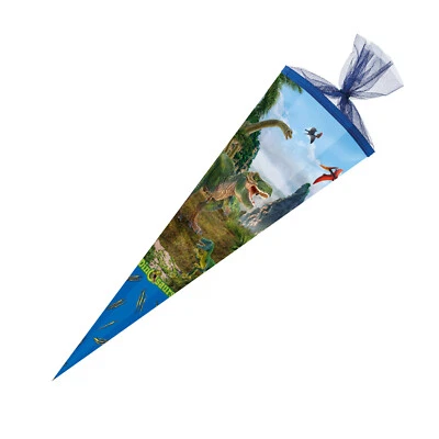 NESTLER Schultüte SCHLEICH DINOSAURS Dinosaurier Jurassic 6-eckig 85 cm mit Borte & Tüll
