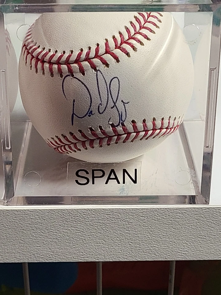 BORROS DE BÉISBOL AUTOGRAFIADOS FIRMADOS POR DENARD SPAN MLB GEMELOS GIGANTES RAY'S  Foto 1 de 1