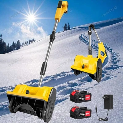 Elektro Schneefräse Akku Schneeschaufel 1000W 21V mit 2X Akku +Ladegerät 4000U/M - Bild 1 von 4