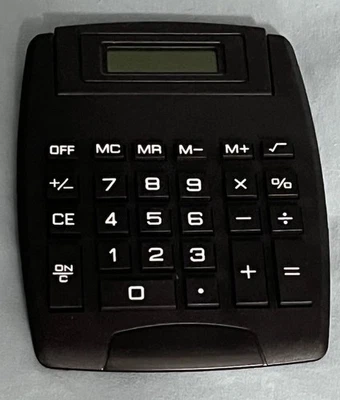 Solar-Powered Desktop Calculator with Large Sensitivity Keys - Image 1 of 2