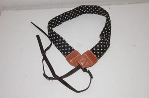 Black & White Polka Dot Camera Strap Small - Picture 1 of 2