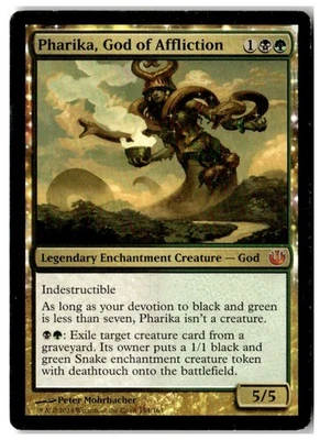MTG Pharika, God of Affliction - Journey Into Nyx Moderately Played English - Image 1 of 2