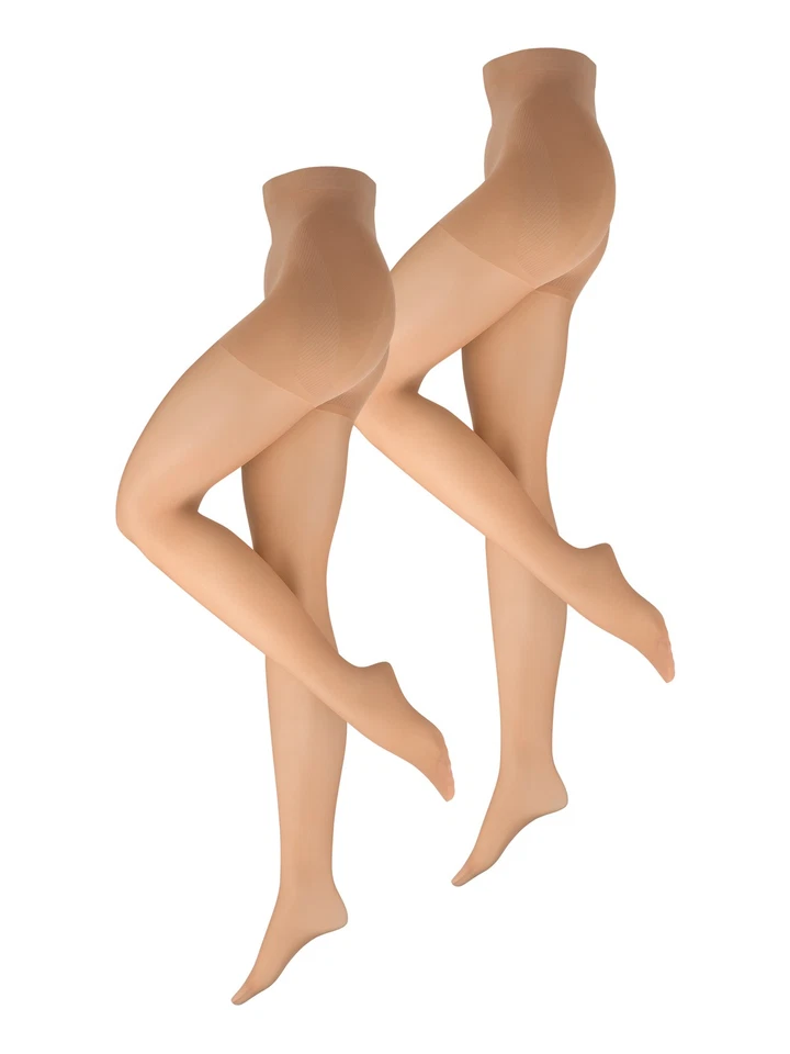 Nur Die Shape Strumpfhose Goodbye Laufmaschen 2er Pack 20 Den Matt - Bild 1 von 1