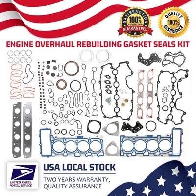 Genuine Quality Engine Rebuild Gasket Seal Kit 079103383AR For 2008-2012 Audi S5 - Image 1 of 4