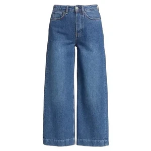 Nuevo con etiquetas Rag & Bone Maya tiro alto recortado acampanado Rye Harbor talla 30 - Imagen 1 de 12