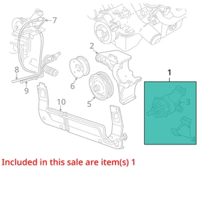 Power Steering Pump 6 Cylinder Fits 79-86 88-04 MUSTANG 380607 - Picture 1 of 2