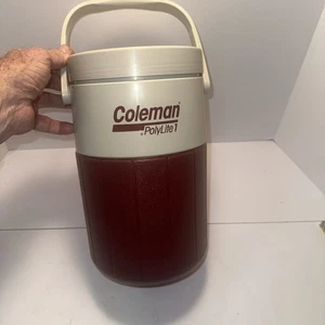 Coleman PolyLite 1 #5596 Blue 1 Gallon Water Cooler Jug With Spout Lightly Used - Picture 1 of 4
