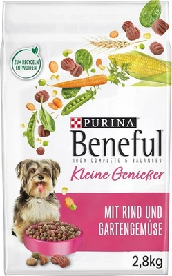 Beneful Kleine Genießer Hundefutter trocken für kleine Rassen, mit Rind 4er Pack - Bild 1 von 4
