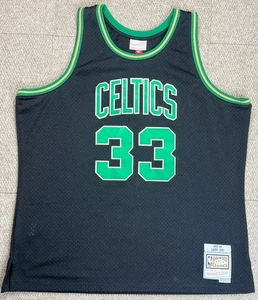Mitchell & Ness Hardwood Classics NBA Boston Celtics #33 Larry Bird Jersey 2XL - Picture 1 of 8