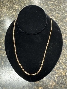 21 Zoll Gold Gliederkette Halskette 10 Karat Gelbgold 2,29 g (QUC026112) - Bild 1 von 3