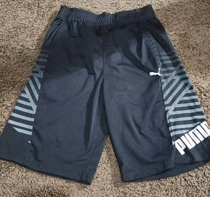 Puma Youth Boys Black Shorts Size 14/16 - Picture 1 of 4