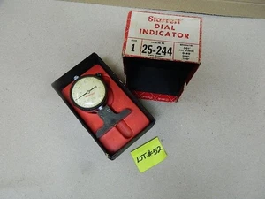Indicador de esfera Starrett 25-244 con medidor de profundidad de esfera 644 0,001" graduación 0-40 - Imagen 1 de 5