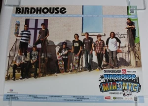 SHAWN HALE SIGNED AUTOGRAPH - BIRDHOUSE 2011 SKATE TEAM POSTER, PHOTO PSA - Picture 1 of 2