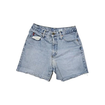 Pantalones cortos de mezclilla vintage LEI para mujer talla alta azul 11 Foto 1 de 4