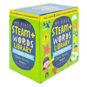 My First S.T.E.A.M. and Words Library, 8 Book Boxed Set by Chris Ferrie (English - Picture 1 of 1