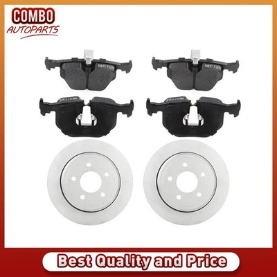 Rotores de freno traseros pastillas de freno de cerámica para BMW M3 2001 2002 2003 2004 2005 2006 Foto 1 de 4