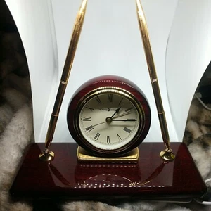 Howard Miller Rosewood Desk  Clock, New #613-588 -  - Picture 1 of 5