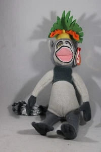 TY Beanie Babies The Penguins Madagascar - King Julien Lemur Plush W/ Tag - Picture 1 of 13