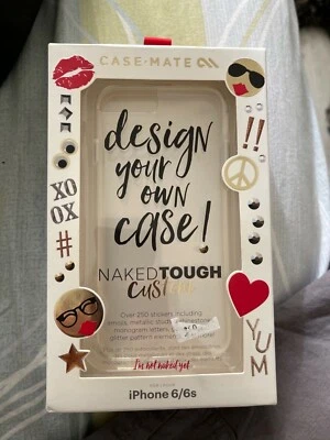 Case Mate Design Your Own Case for iPhone 6/6s Naked Tough Custom - Image 1 of 2