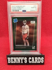 2022 Panini Donruss UFC Green Flood PSA Gem MT 10 Rated Rookie Paddy Pimblett 