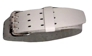 Textan Triple Punta Arnés Cuero de Vaca Jeans Cinturón Talla 30 - Imagen 1 de 8