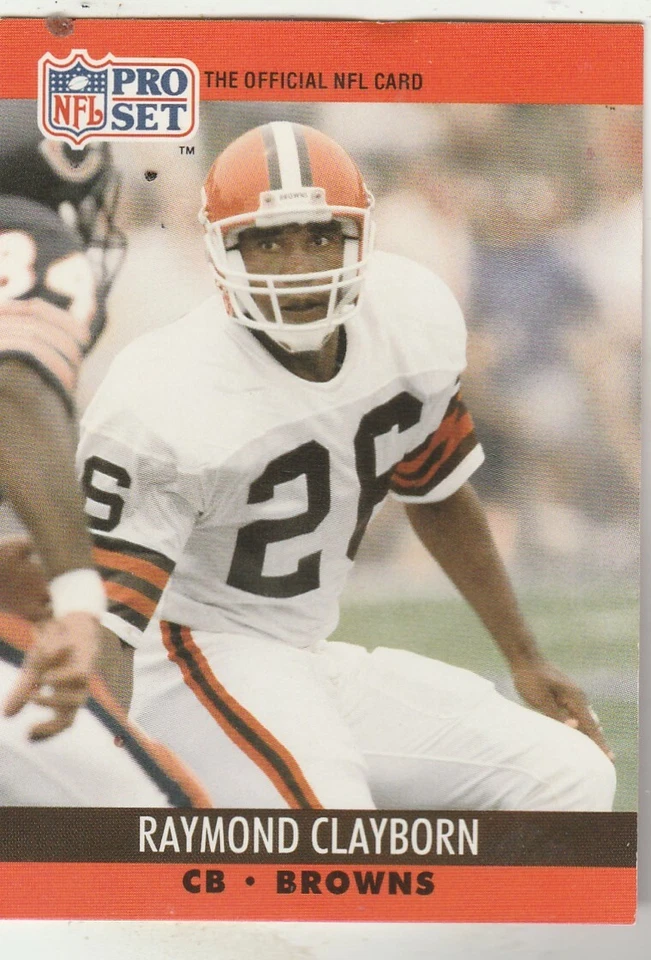 FREE SHIPPING-MINT-1990 Pro Set #471 Raymond Clayborn Browns PLUS BONUS CARDS - Image 1 of 1