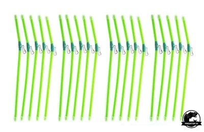 20 x ANTI-TANGLE FEEDER BOOM, 25cm GEBOGEN MIT KARABINER FÜR FUTTERKORB