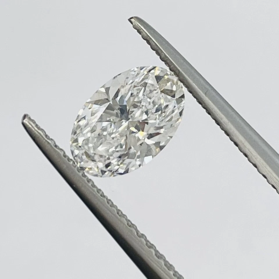 GIA Certified Natural Loose Diamond Oval Cut 1.00 Carat D IF For Jewelry - Image 1 of 4