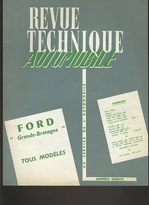 (13A) FORD (Capri Consul Prefect New Anglia Curtain) AUTOMOTIVE TECHNICAL REVIEW - Picture 1 of 1