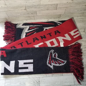 Atlanta Falcons schwarz roter Schal Strick Winterausschnitt doppelseitig großes Team Logo - Bild 1 von 8
