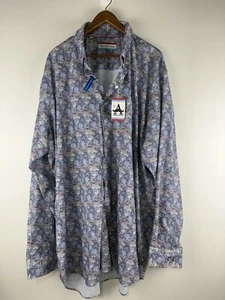 American Heritage Performance Multi Paisley Button Up Dress Shirt Mens Size 3XLT - Picture 1 of 10