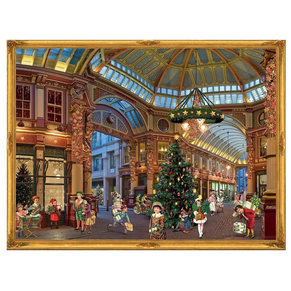 Victorian Shopping Richard Sellmer Advent Calendar 355 x 265 glitter - Image 1 of 1
