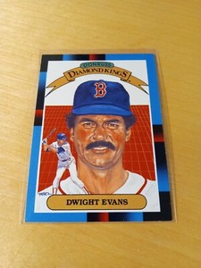 1988 Donruss #16 DWIGHT EVANS Boston Red Sox (Diamond Kings) Baseball Card. (NM)