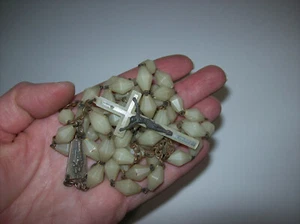 Vintage Glow In The Dark Large Catholic Rosary, 30.5" Italy, x - Picture 1 of 24
