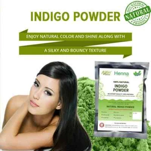 NATURAL INDIGO POWDER - 100% ORGANIC AND NATURAL WAY OF COLORING HAIR - Picture 1 of 3