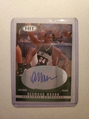 Desmond Mason 2000-01 SAGE HIT autógrafo esmeralda RC #A34 Foto 1 de 2