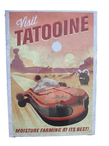 Displate Star Wars Visit Tatooine Metal Poster Missing Magnet 17.7" x 12.6" - Picture 1 of 12