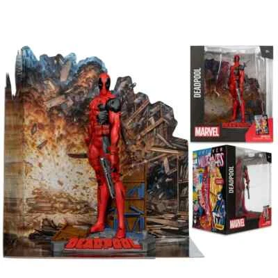 McFarlane Toys Marvel Deadpool 1:10th Scale Figure New Mutants Issue 98 IN STOCK - Image 1 of 4
