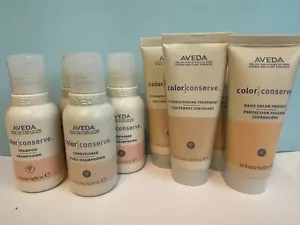 AVEDA 8 travel size Color Conserve shampoo conditioner treatment - Picture 1 of 1