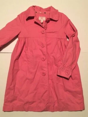 GAP Girls' Classic Pink Twill 3-Season Coat ~ Sz M (8) - Image 1 of 4