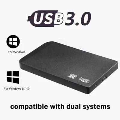 1/2/4TB USB 3.0 2.5" Portable External Hard Drive Storage HDD - Image 1 of 4